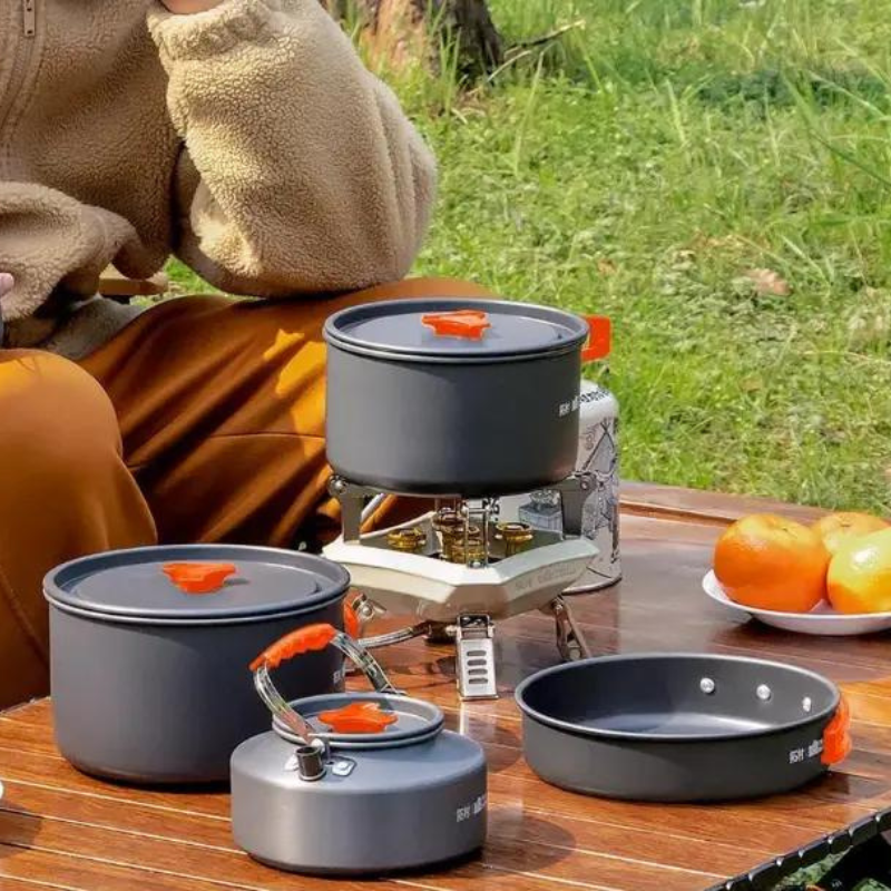 Vaisselle de Camping Portable, ustensiles de cuisine en plein air