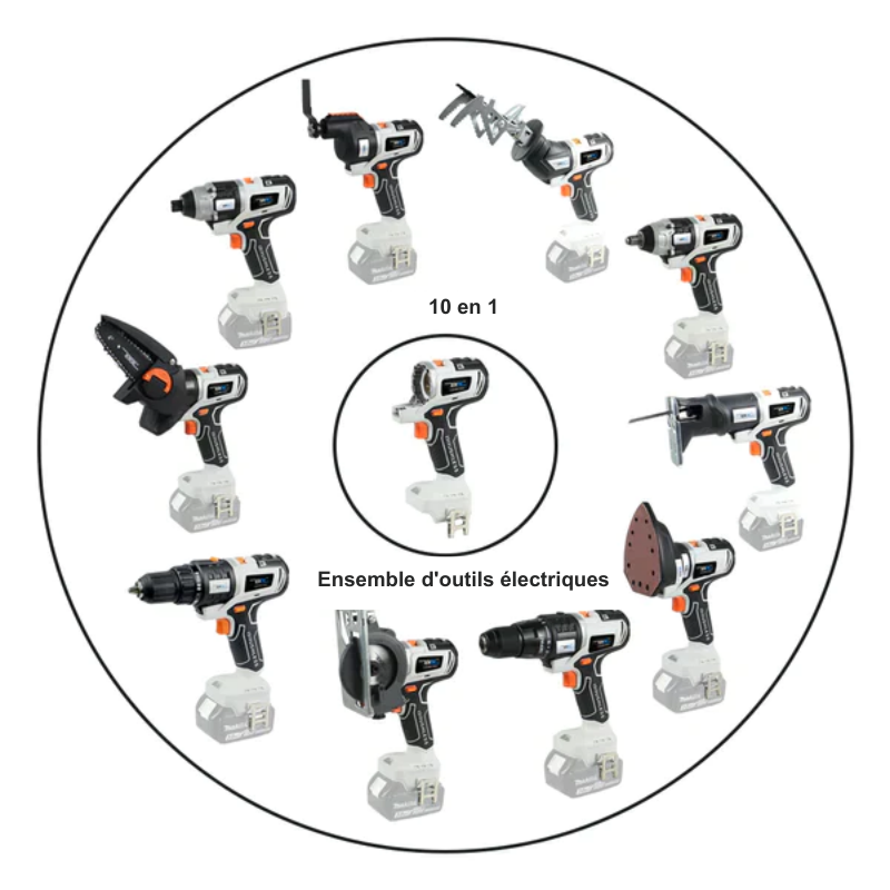 Kit d'outils électriques multifonctionnels