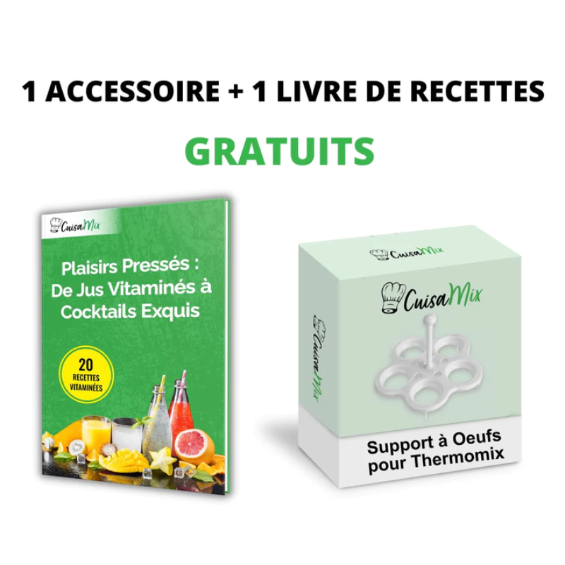 Pressix - Presse-agrumes pour Thermomix (+1 accessoire GRATUIT et 1 livre)