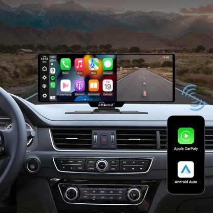 Écran d'Affichage de Voiture Portable 7''/10'' Apple Carplay & Android Auto