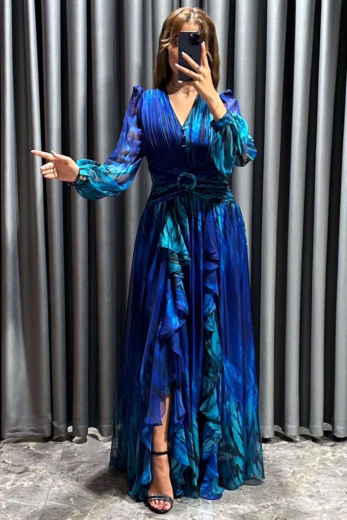 Vera™ | Robe élégante azule