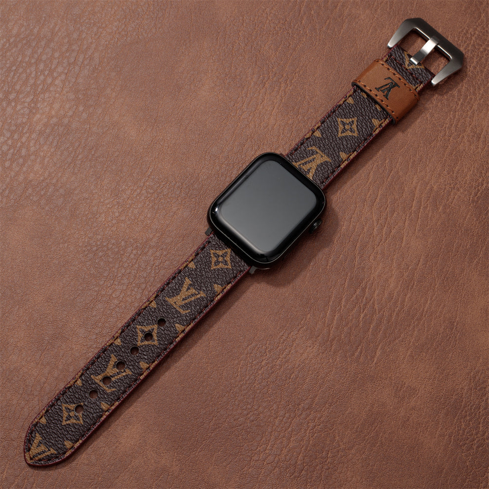 Bracelet classique en cuir fait main pour Apple Watch